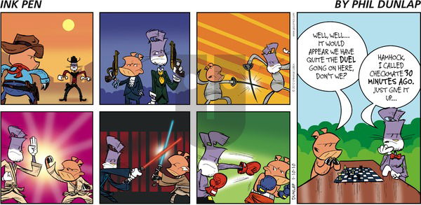 Ink Pen on Sunday January 10, 2010 Comic Strip