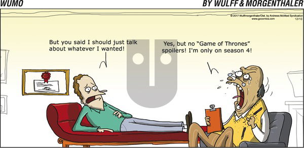 WuMo on Sunday December 10, 2017 Comic Strip