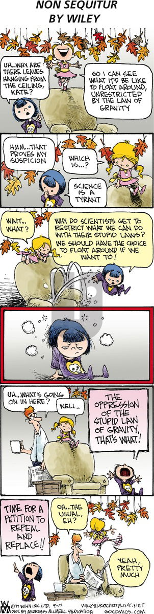 Non Sequitur on Sunday September 17, 2017 Comic Strip