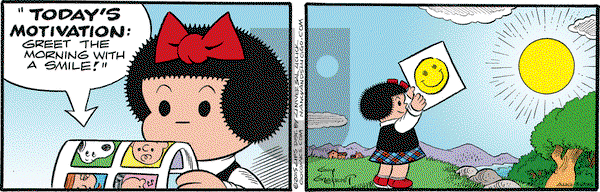 Nancy on Monday August 3, 2015 Comic Strip