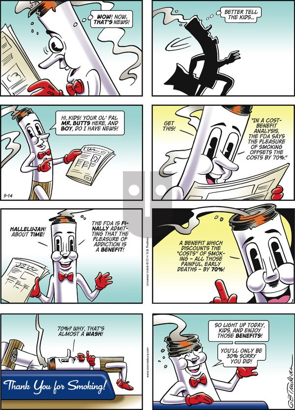 Doonesbury on Sunday September 14, 2014 Comic Strip