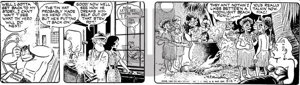 Alley Oop on Monday August 12, 1946 Comic Strip