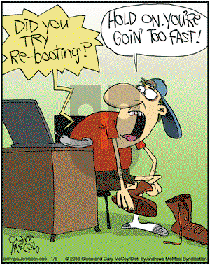 The Flying McCoys on Friday January 5, 2018 Comic Strip