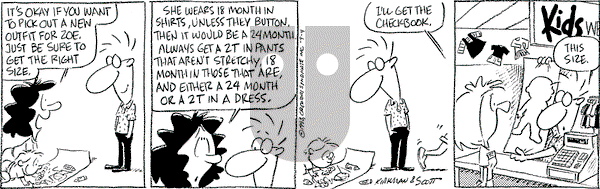 Baby Blues on Saturday September 4, 1993 Comic Strip