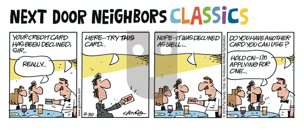 Next Door Neighbors on Saturday May 3, 2025 Comic Strip