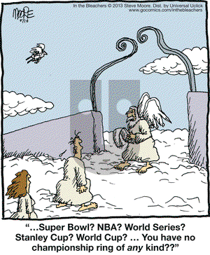 In the Bleachers on Friday May 10, 2013 Comic Strip