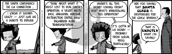 The Boondocks on Wednesday July 18, 2007 Comic Strip