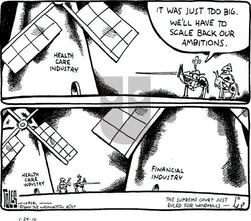 Tom Toles - Sunday January 24, 2010 Comic Strip