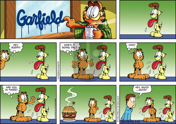 Garfield - Sunday February 26, 2012 Comic Strip