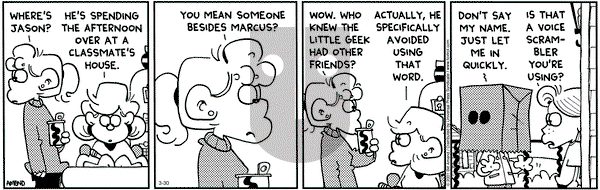 FoxTrot on Tuesday March 30, 2004 Comic Strip