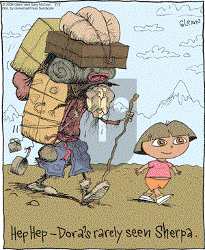 The Flying McCoys on Tuesday July 7, 2009 Comic Strip