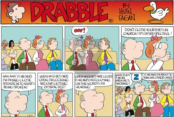 Drabble on Sunday November 8, 2015 Comic Strip