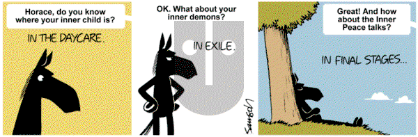 Dark Side of the Horse on Sunday September 6, 2015 Comic Strip