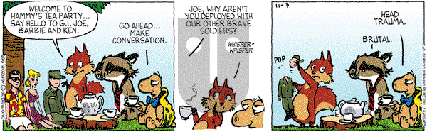 Over the Hedge on Tuesday November 3, 2015 Comic Strip