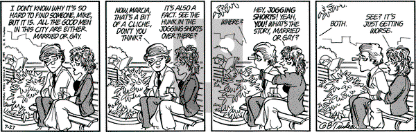 Doonesbury on Saturday July 27, 1985 Comic Strip