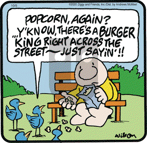 Ziggy on Monday October 5, 2020 Comic Strip