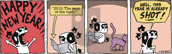 Pooch Cafe on Friday January 1, 2010 Comic Strip