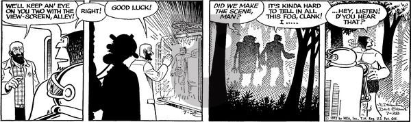 Alley Oop on Friday July 28, 1972 Comic Strip