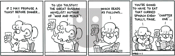 FoxTrot - Tuesday December 3, 2002 Comic Strip