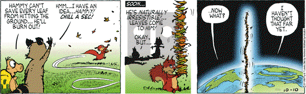 Over the Hedge on Thursday October 10, 2019 Comic Strip