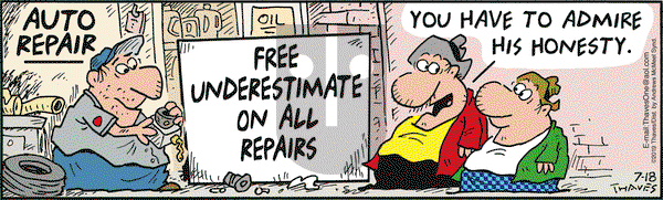 Frank and Ernest on Thursday July 18, 2019 Comic Strip