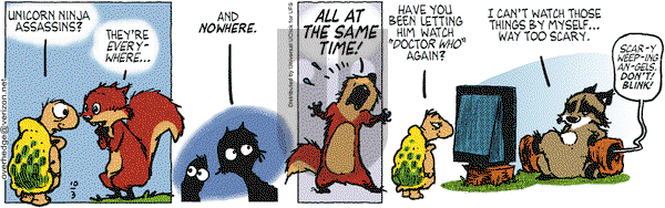 Over the Hedge on Monday October 3, 2011 Comic Strip