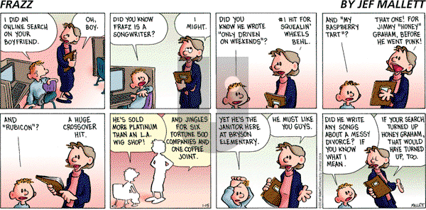 Frazz on Sunday January 15, 2012 Comic Strip