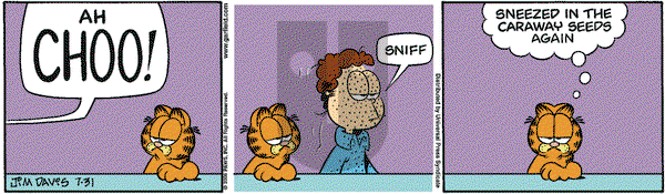 Garfield on Monday July 31, 2006 Comic Strip
