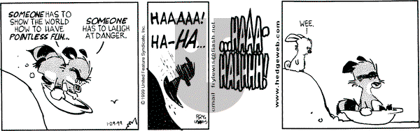 Over the Hedge on Friday January 29, 1999 Comic Strip
