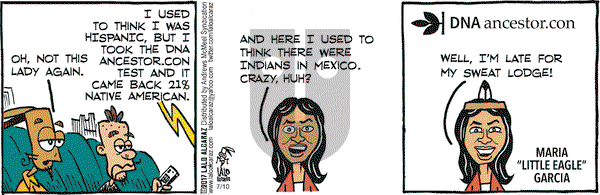 La Cucaracha on Monday July 10, 2017 Comic Strip