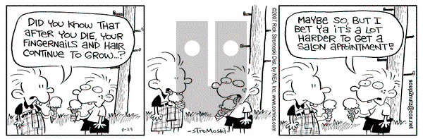 Soup to Nutz - Old on Wednesday August 29, 2007 Comic Strip