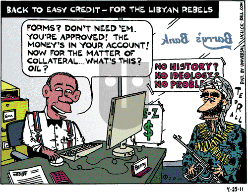 Ted Rall on Monday April 25, 2011 Comic Strip
