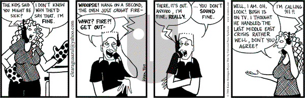 Clear Blue Water on Wednesday September 27, 2006 Comic Strip