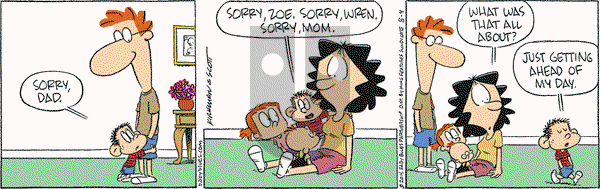 Baby Blues on Monday August 4, 2014 Comic Strip