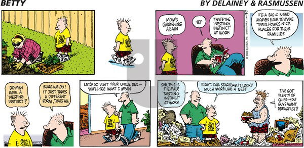 Betty on Sunday May 7, 2000 Comic Strip