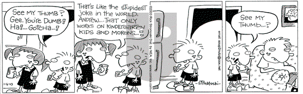 Soup to Nutz - Old on Thursday January 16, 2003 Comic Strip