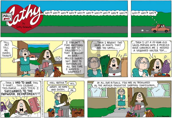 Cathy Classics on Sunday October 17, 2010 Comic Strip