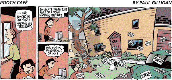 Pooch Cafe on Sunday April 10, 2005 Comic Strip
