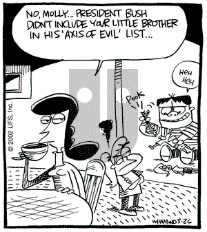 Reality Check on Tuesday March 26, 2002 Comic Strip