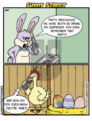 Sunny Street on Thursday March 24, 2016 Comic Strip