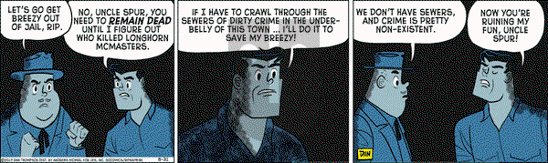 Rip Haywire on Thursday August 31, 2017 Comic Strip