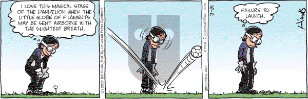 Cleats - Monday March 31, 2008 Comic Strip