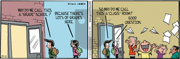 Grand Avenue on Thursday October 8, 2015 Comic Strip