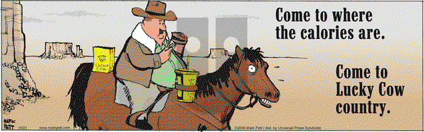 Lucky Cow on Saturday October 21, 2006 Comic Strip