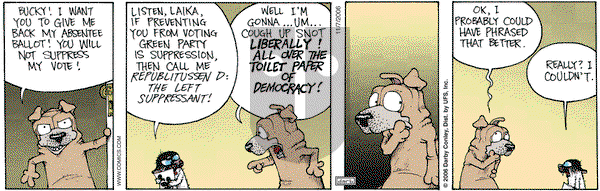 Get Fuzzy on Tuesday November 7, 2006 Comic Strip