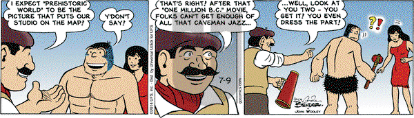 Alley Oop on Wednesday July 9, 2014 Comic Strip