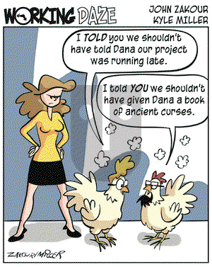 Working Daze on Friday January 14, 2005 Comic Strip