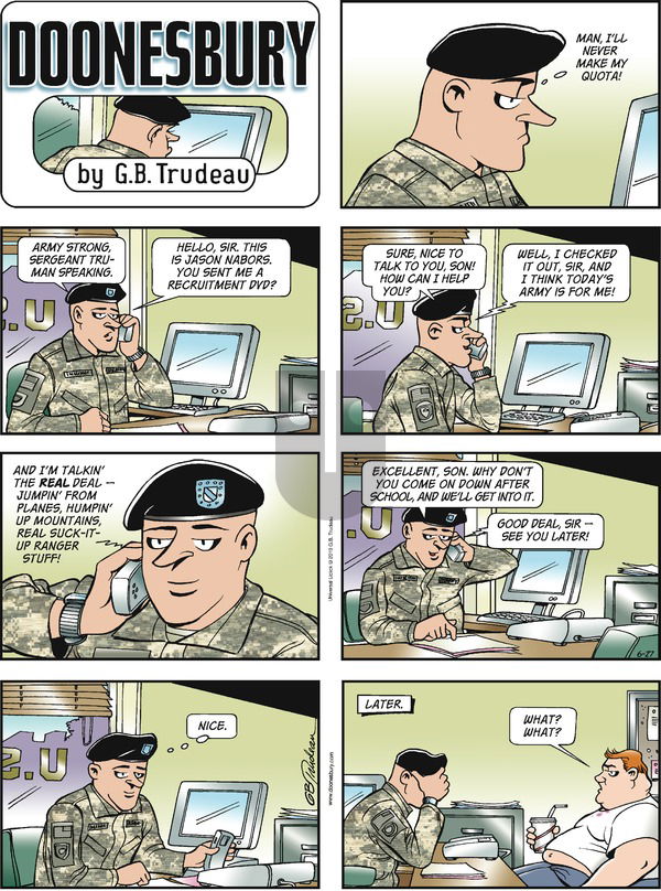 Doonesbury on Sunday June 27, 2010 Comic Strip