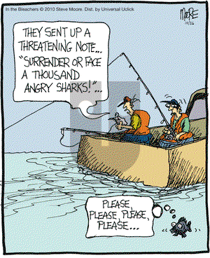 In the Bleachers on Tuesday October 26, 2010 Comic Strip