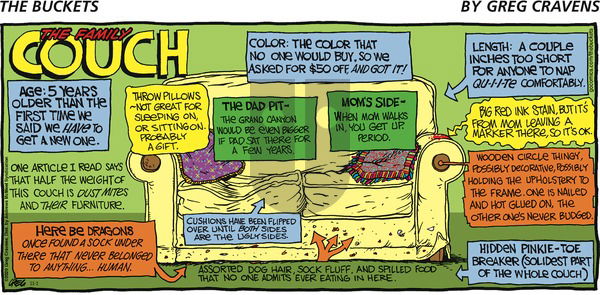 The Buckets on Sunday November 1, 2020 Comic Strip